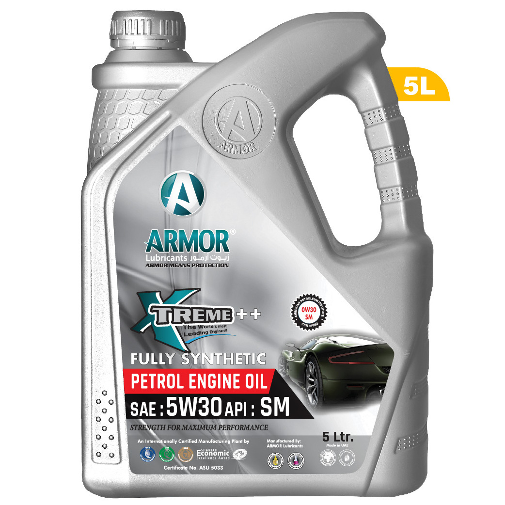 Armor Lubricants full synthetic engine oil 5w30 SM perfect for passenger cars and light vehicles