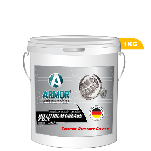 Armor Exports Lithium Grease Ep3 High Performance Long Life Extreme Pressure Lithium Grease for Industrial Applications