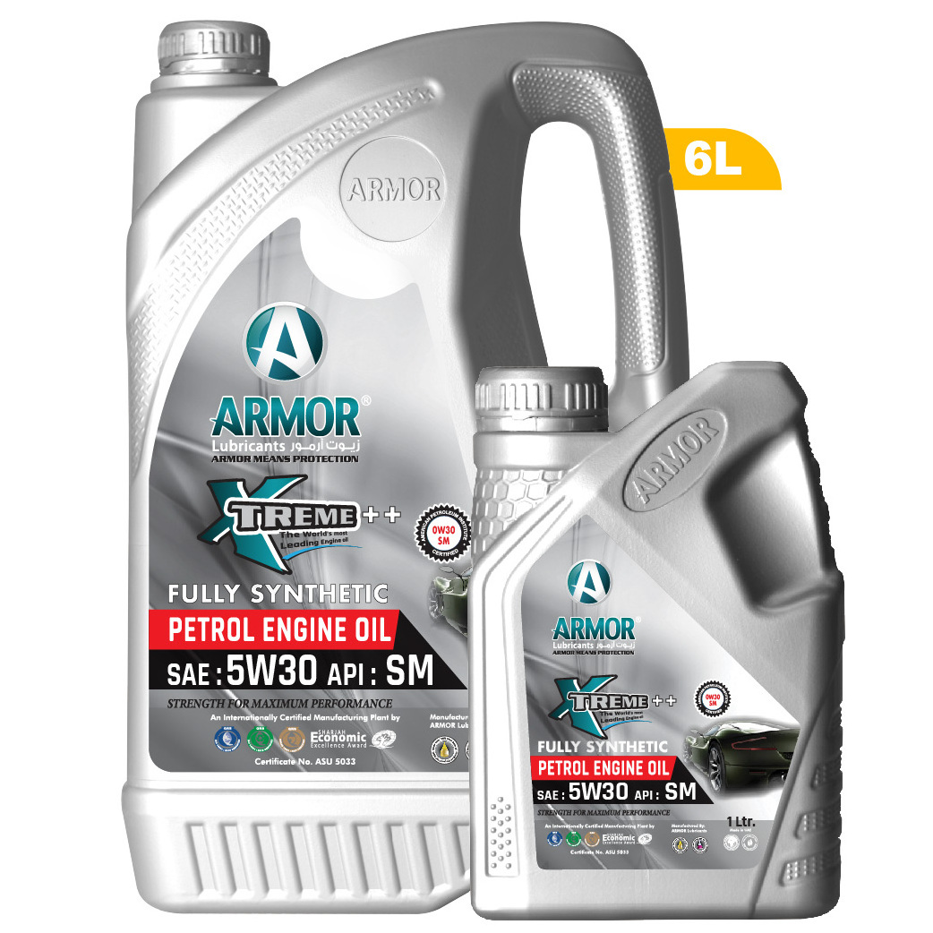 Armor Lubricants full synthetic engine oil 5w30 SM perfect for passenger cars and light vehicles