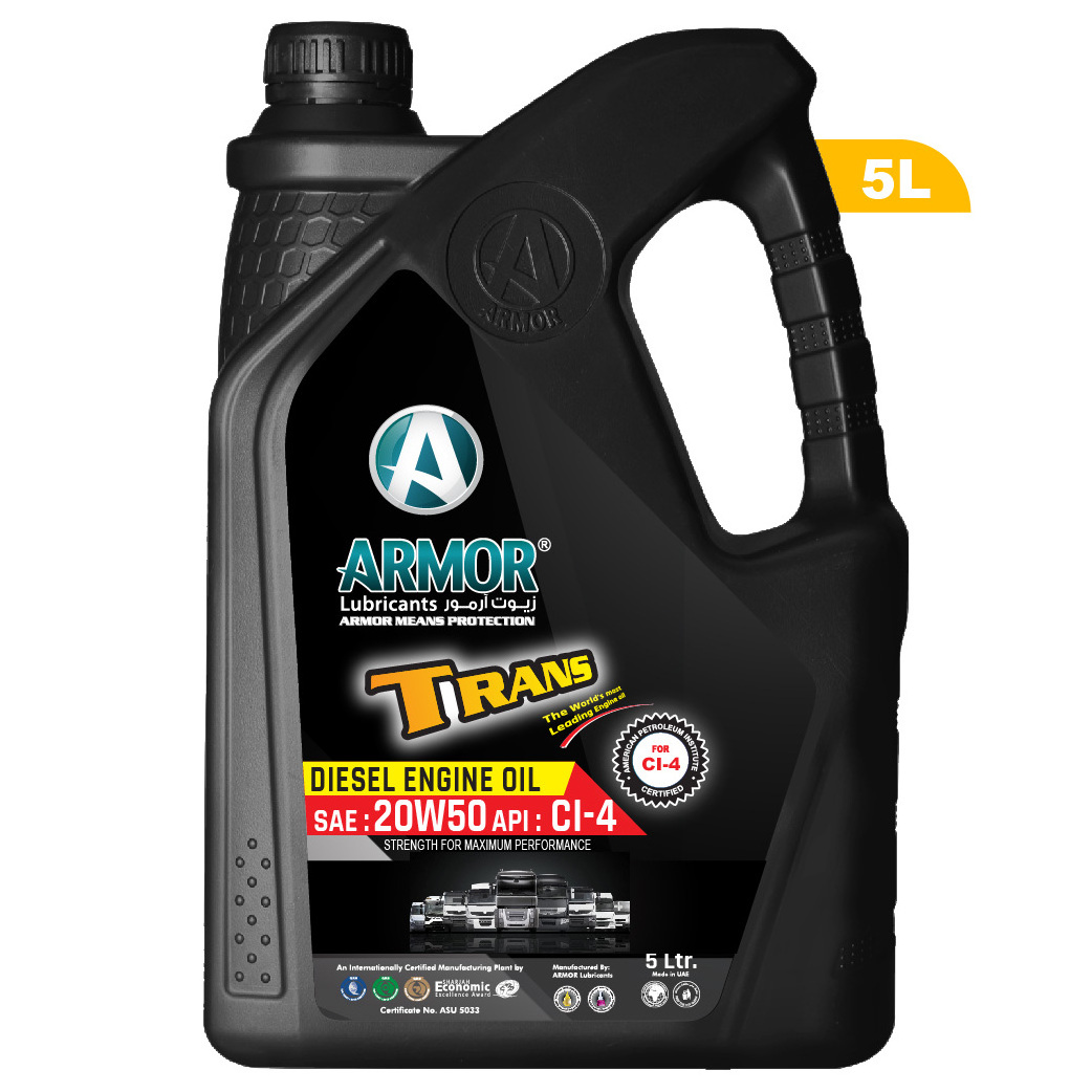 Armor High-Performance Mineral Diesel Engine Oil 20W50 CI-4 Specially for superior lubrication