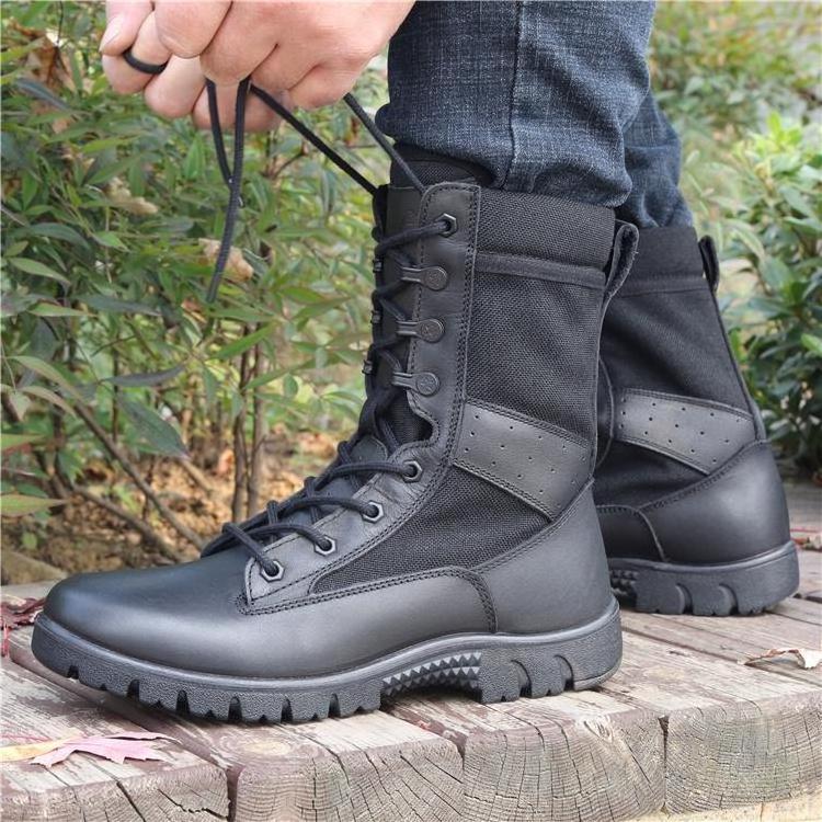 Men Tactical Boots Cheap Desert Men Hiking Shoes Non-slip Wear proof Breathable Outdoor Camping Climbing Working Boots