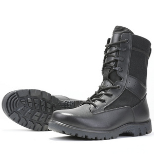 Suede Tactical Jungle Combat Boots Green Men with Zip Ankle Boot Male Boots Second Cow Leather Black Rubber