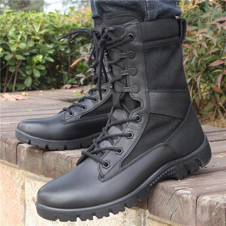 Men Tactical Boots Cheap Desert Men Hiking Shoes Non-slip Wear proof Breathable Outdoor Camping Climbing Working Boots