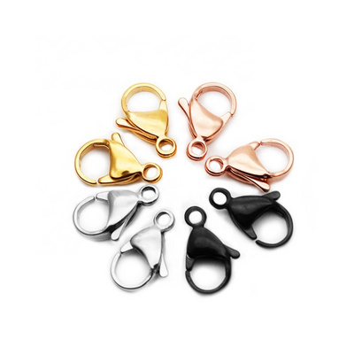 Stainless Steel Lobster Clasps for DIY Accessory Claw Clasps for Bracelet Necklace Jewelry Making Findings with High Quality