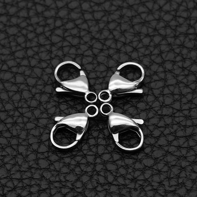 Stainless Steel Lobster Clasps for DIY Accessory Claw Clasps for Bracelet Necklace Jewelry Making Findings with High Quality