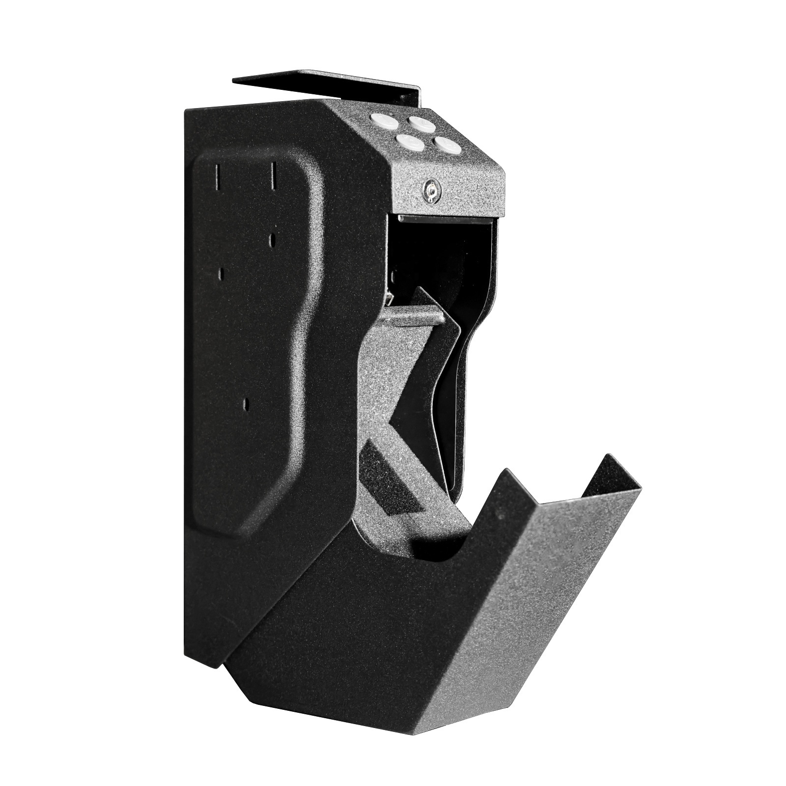 OEM Hand gun box mountable on any where auto-open steel Safe with lock security box