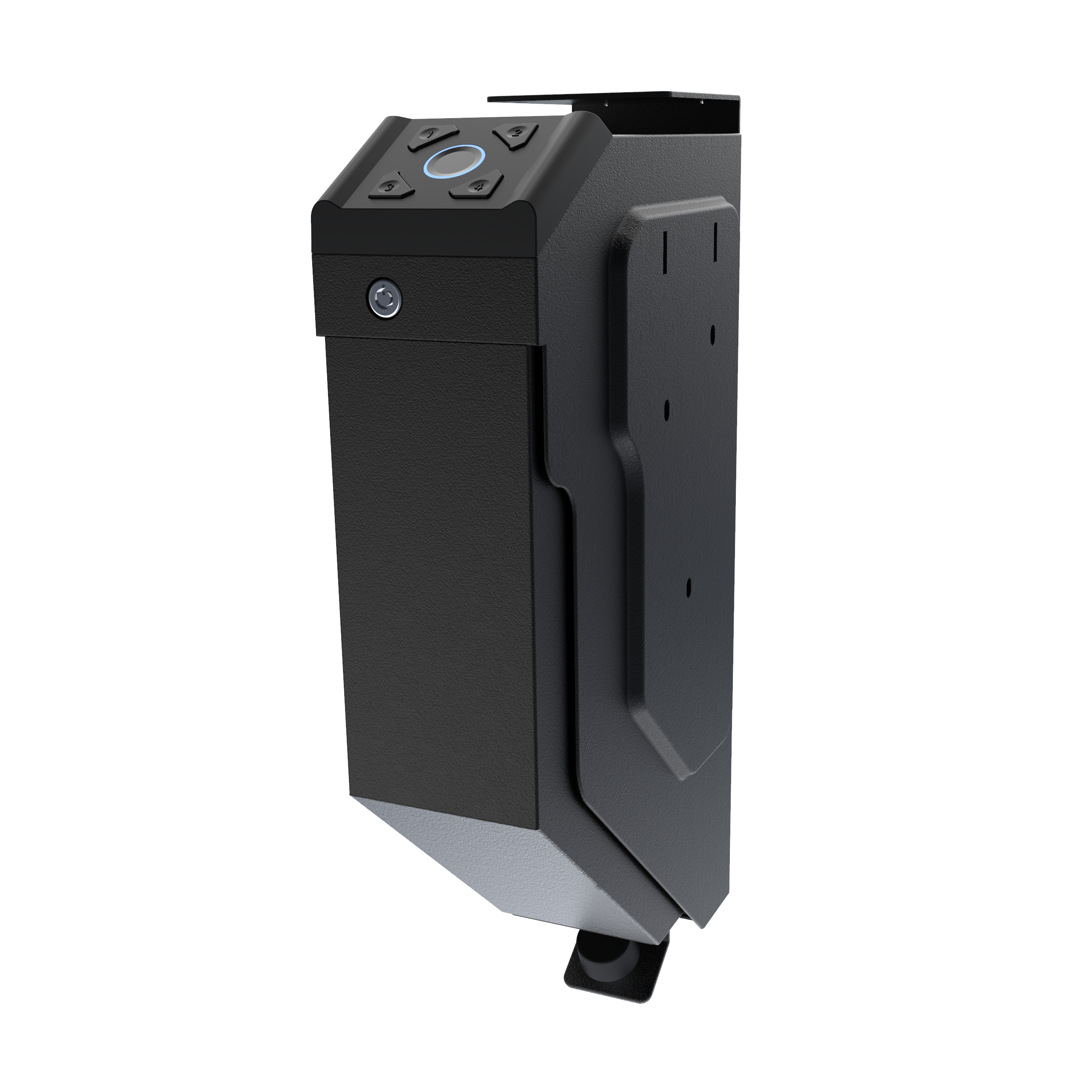 China Mounted Safety Device Hidden Safe Security Safe Box Hand Gun Safe Biometric Gun Safe with Fingerprint Lock