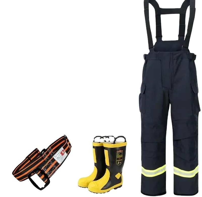 Classic Jacket fire pants firefighting helmet  boots Fireman Fire Fighting Firefighter Suits