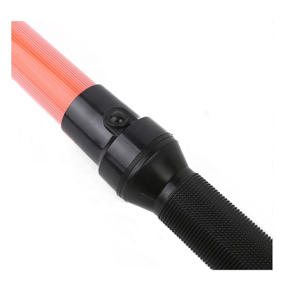 Factory 54cm Portable Dry Battery Traffic Control Flash Warning Light Traffic Baton