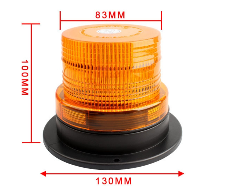 Amber Yellow 240 LED Emergency Warning Rotating Strobe Beacon Light