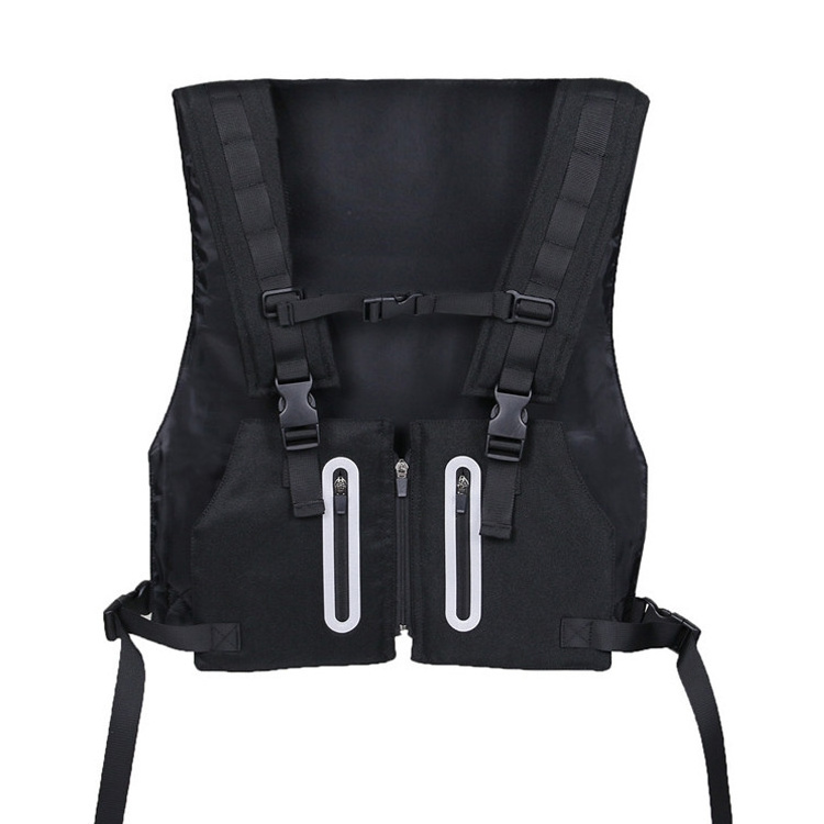 Reflective Outdoor Security Chest Rig Tactical  Cycling Sports Vest