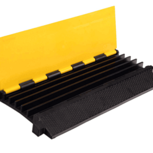 Rubber Cable Protector 5 Channel  Rubber Cable Tray Plastic Raw Material Price Cable Protector Floor PVC Trunking