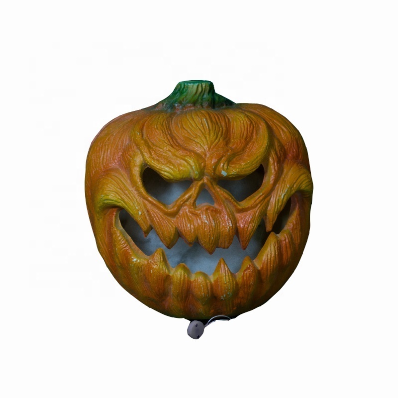 Halloween Decoration Table Top Realistic Looking Light Up Evil Pumpkin Haunted House Harvest props Festival Party Favor