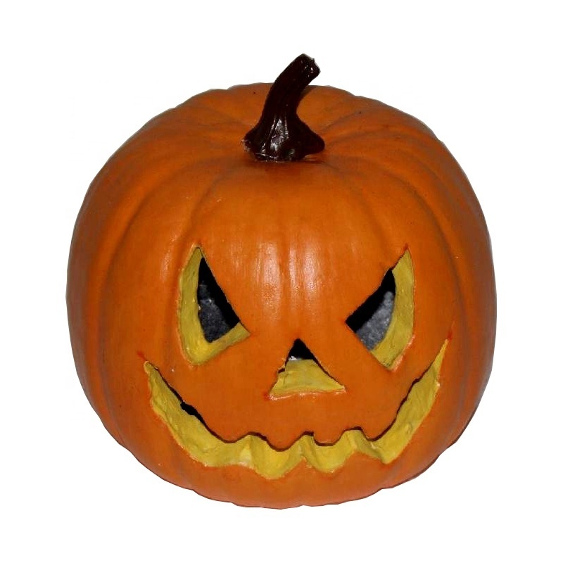 Halloween decoration artificial foam Jack-O-Lantern Pumpkin Light w/lace