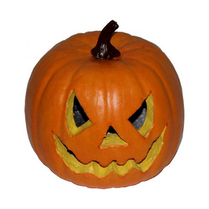 Halloween decoration artificial foam Jack-O-Lantern Pumpkin Light w/lace