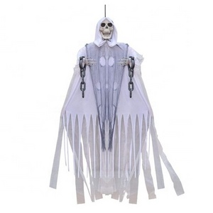 Halloween Hanging Grim Reaper 5 Feet Life-Size Halloween Grim Reaper Halloween Skeleton Flying Ghost for Haunted House