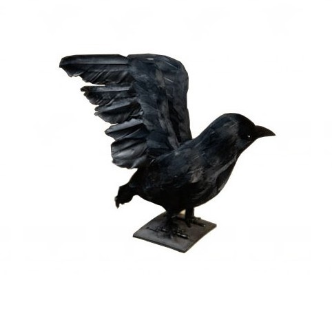 Halloween Decoration Halloween Prop High Quality Realistic Looking Black Feathered Crows FL402 Model