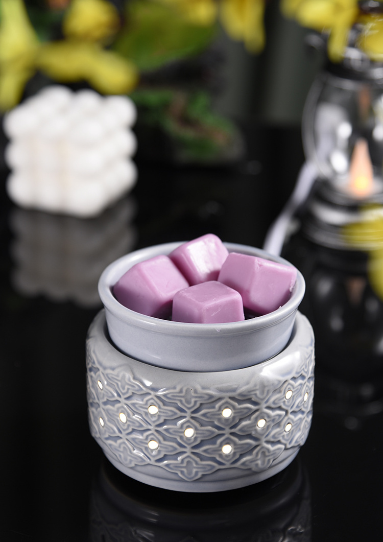 Ceramic Wax Warmer Jar Candles or Essential Oil Electric Candle Wax Warmer Burner