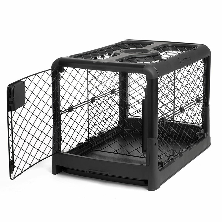 Collapsible  Portable Travel Dog Crate, Dog Kennel for Medium Dogs and Puppies