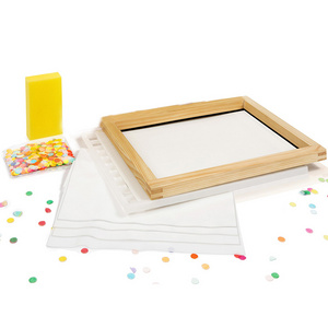 Waterproof Paper Making Screen Kit to Craft Your Own Handmade A4  Paper Making Frame Kit  Wood paper making kit