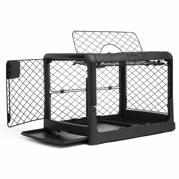 Collapsible  Portable Travel Dog Crate, Dog Kennel for Medium Dogs and Puppies