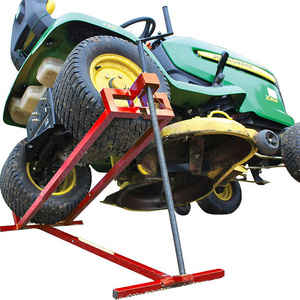 AromaNano 880 Lbs Ride on Lawn Mower Jack Lift use for  Lawn mowers and Garden Tractors Telescopic Maintenance Jack  tool