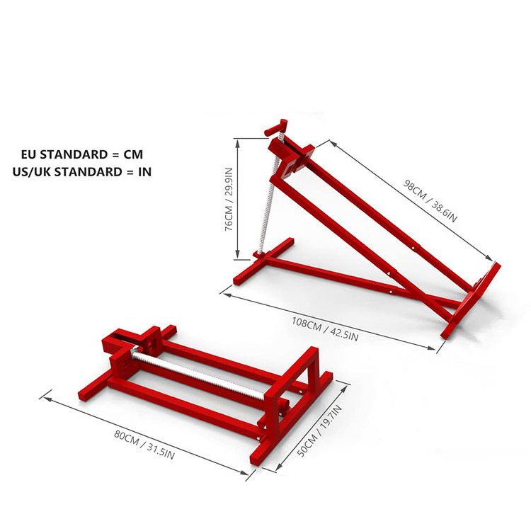 AromaNano 880 Lbs Ride on Lawn Mower Jack Lift use for  Lawn mowers and Garden Tractors Telescopic Maintenance Jack  tool