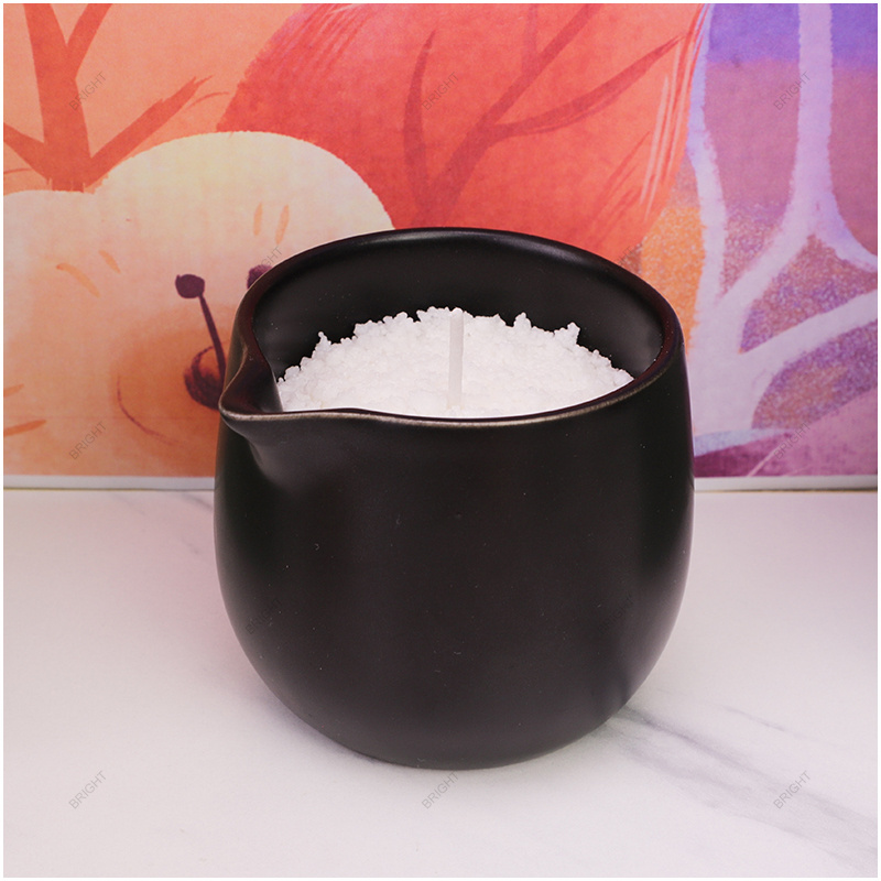 Aroma New Arrival Factory Modern Candle Container Decoration Home Christmas Handmade Ceramic Candle Jar with Packaging Box