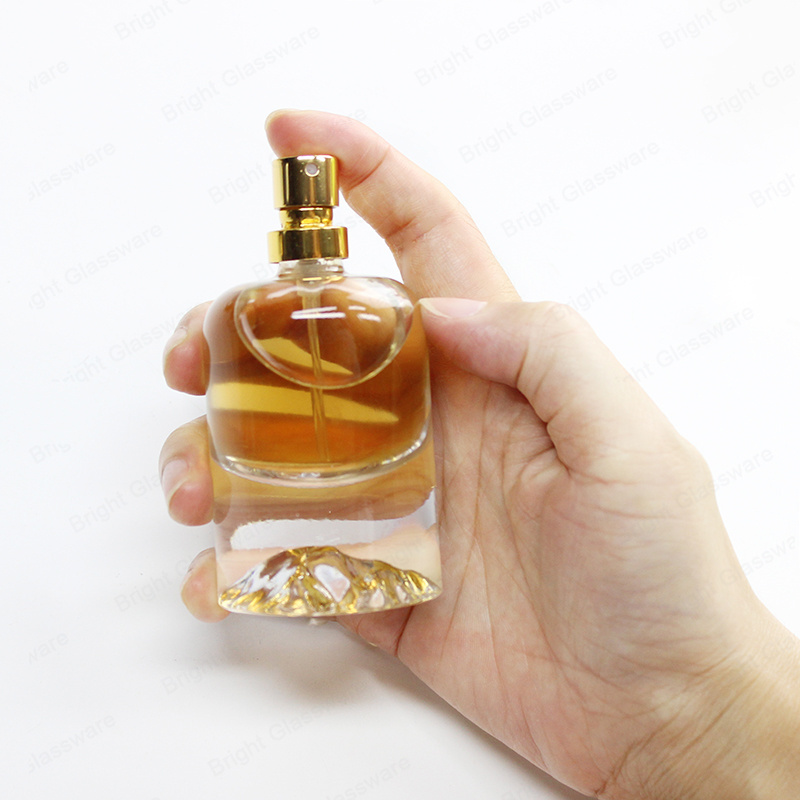 Unique Luxury Vintage Glass 30ml 50ml 100ml Empty Perfume Oil Bottles Arabian Style Women and Men Perfume Bottle for Cosmetics