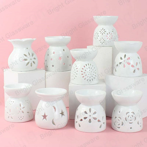 In Stock Ceramic Wax Burner Ceramic Wax Warmers Oil Warmers Ceramic Melt Burner for Candle Wax  Wholesale