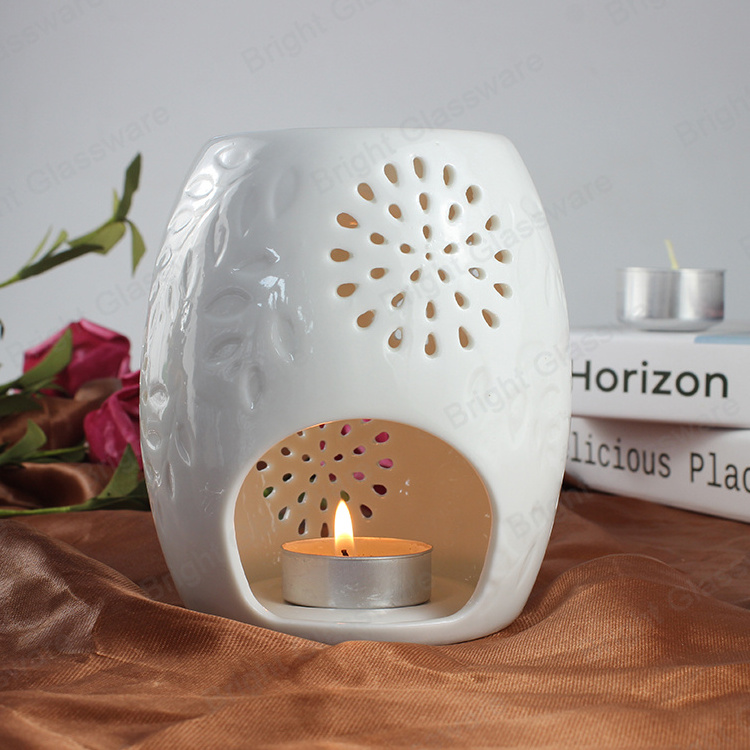 In Stock Ceramic Wax Burner Ceramic Wax Warmers Oil Warmers Ceramic Melt Burner for Candle Wax  Wholesale