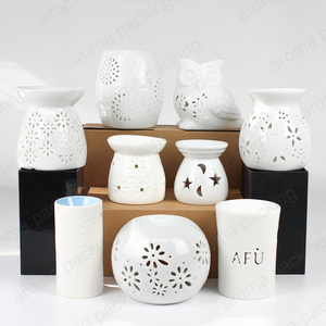 Wholesale Small Elegant Wax Melt Burners Ceramic Candle Oil Burner Wax Burner for Wax Melts