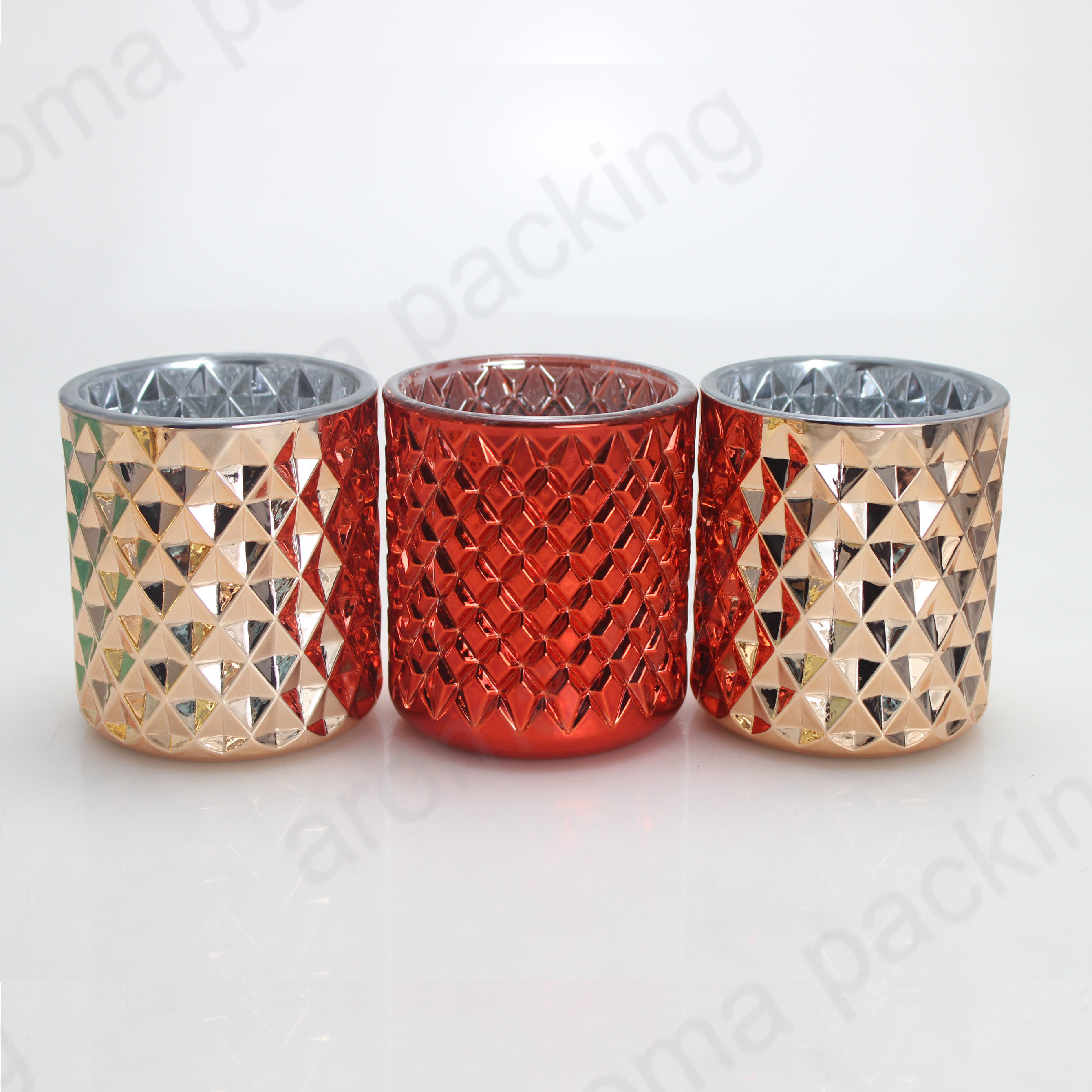 Hot sale new Christmas Candle Holder for Home Decoration Best Candle Jar Container Gift