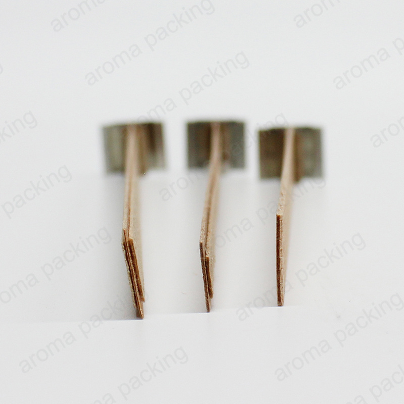 Wholesale Eco-friendly Booster Wood Wicks with Metal Sustainer Candle Wicks Double Wicks Candle Accessories