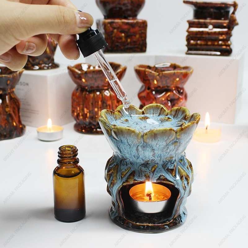 Wholesale Small Elegant Wax Melt Burners Ceramic Candle Oil Burner Wax Burner for Wax Melts