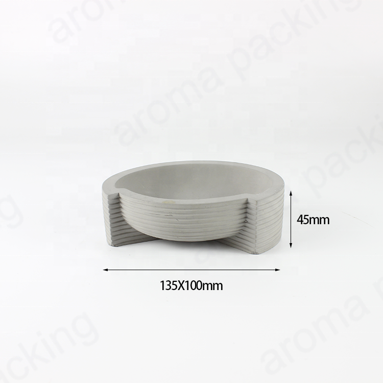 Manufacturers household goods funny concrete bathroom accessories set with cement tray