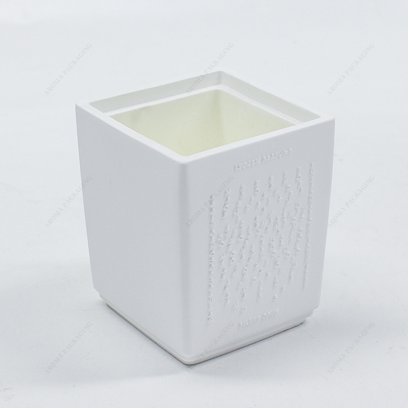 Concrete Cement Candle Jar Bowl 3 wick Cement Candle Jar Vessel Container for Home Decoration