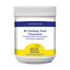 Private Label RV Holding Tank Treatment Probiotic Enzyme Formula for Odor Elimination and Waste Digestion Made in USA