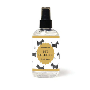 Private Label Pet Cologne Fresh Scented Perfume Spray for Dogs and Cats with Natural Conditioning Made in USA with Low MOQ