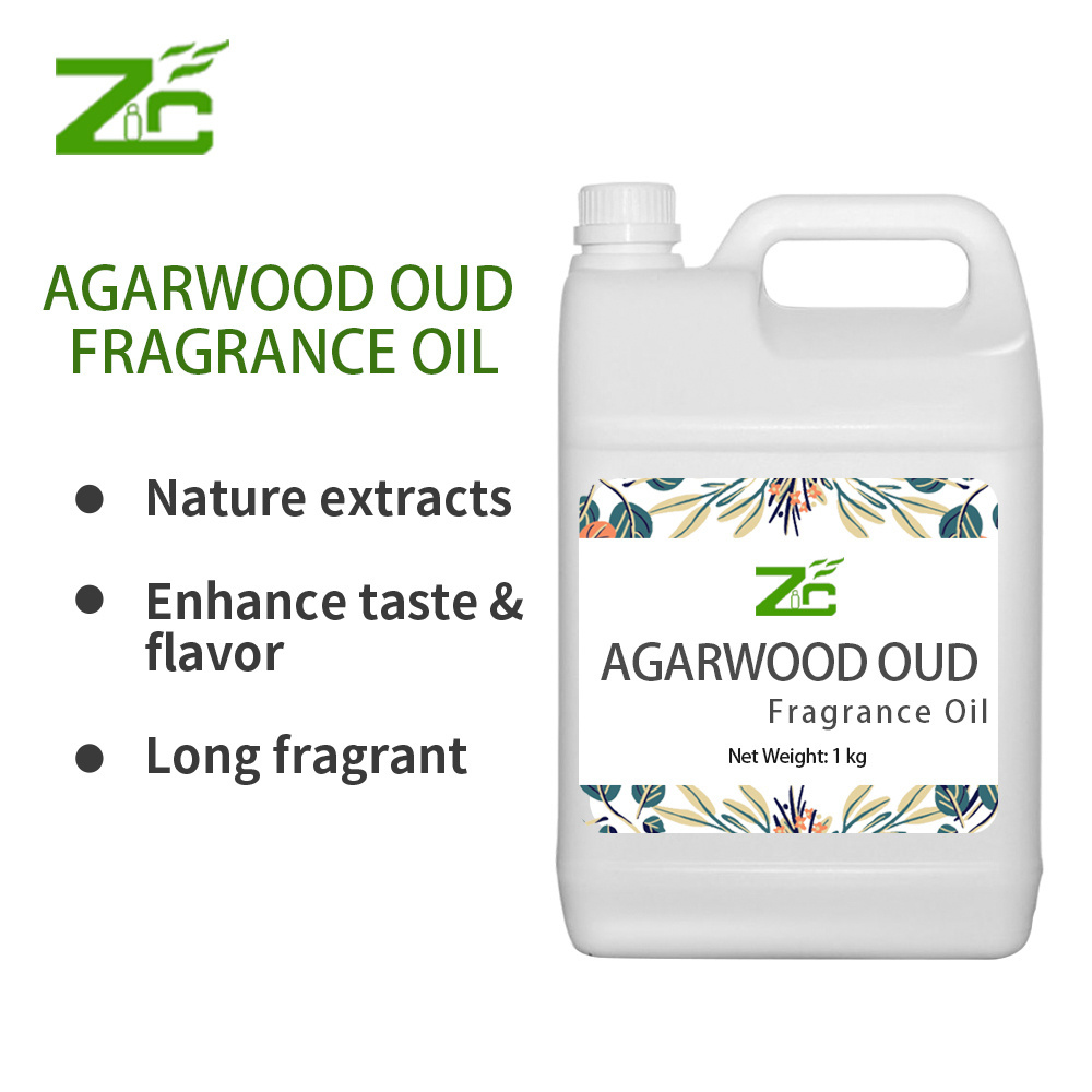 Nature Agarwood Essential Oil Oud Fragrance Oil Factory Price 100% Pure 1000ML White  Bottle