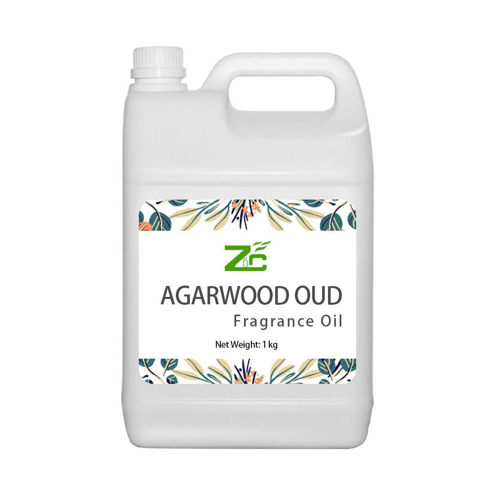 Nature Agarwood Essential Oil Oud Fragrance Oil Factory Price 100% Pure 1000ML White  Bottle