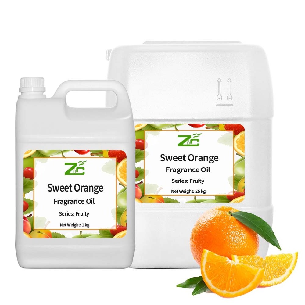 Sweet Orange Fragrance Oil Fruit Perfume Fragrance Oils OEM For Candle Making Aroma Diffuser