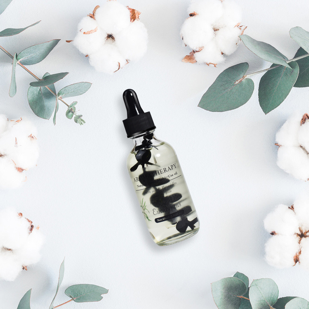 Your Private Logo Best Multi-use Petal Eucalyptus Essential Oil For Face Hands Moisturizing Hair Body Floral Calming Scented Oil