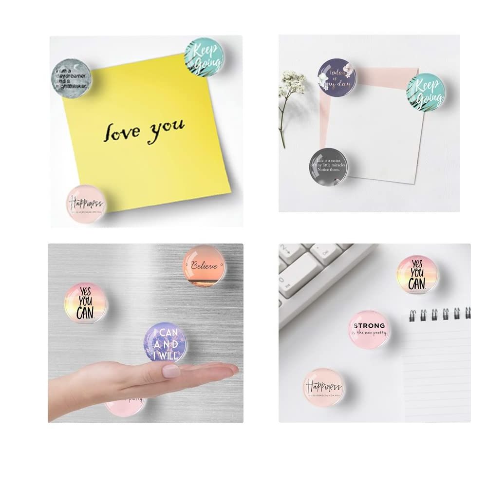 Wholesale Custom Fridge Magnets Glass Motivational Magnets for Refrigerator  Cabinets Whiteboards Photo