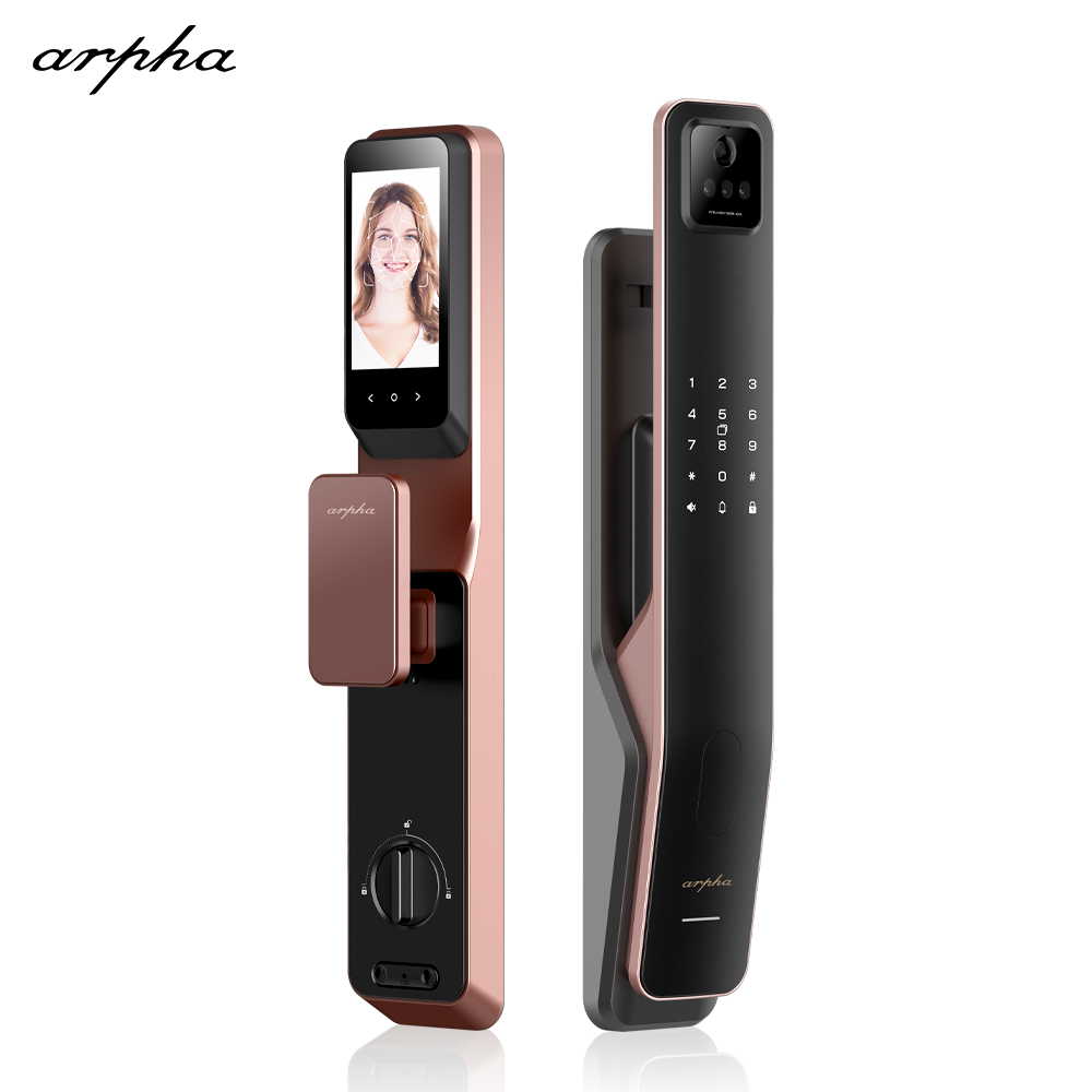 Arpha M6 Finger Vein 3D Face Recognition Full Auto Smart Lock WIFI Bluetooth Biometric Smart Lock