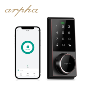 Arpha AL302 Professional Supplier Digital Door Locks Alexa Google Assistant Keyless Deadbolt Smart Lock