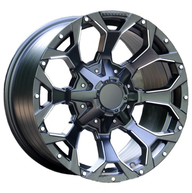 Cheap price steel off road 4x4 wheel rims 16 Inch to 17 inch Rims 5X114.3 Alloy Wheels 8.0J for car parts with superior quality