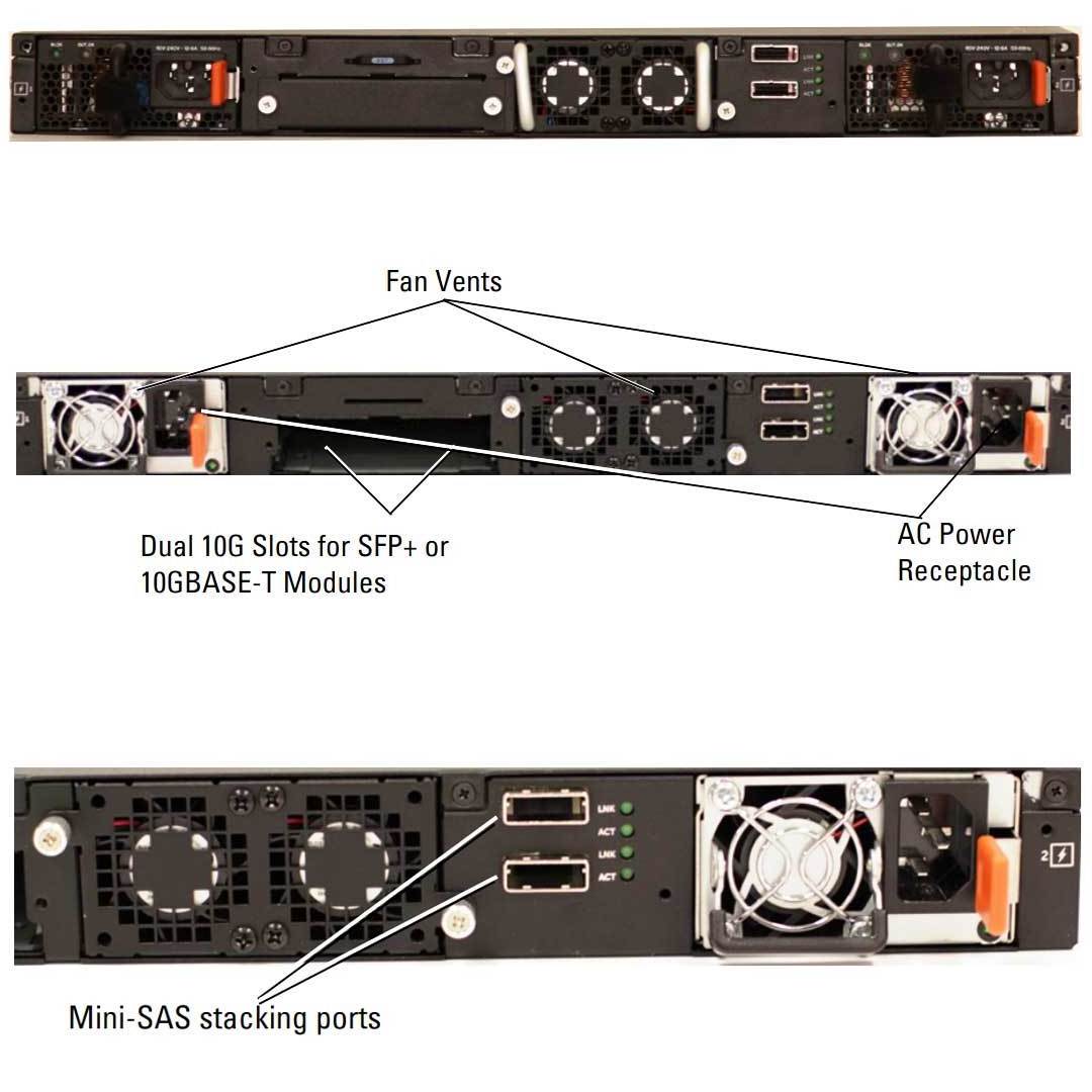 Dell EMC Networking PowerSwitch N3024 24-Port L3 Switch N3000 Switches