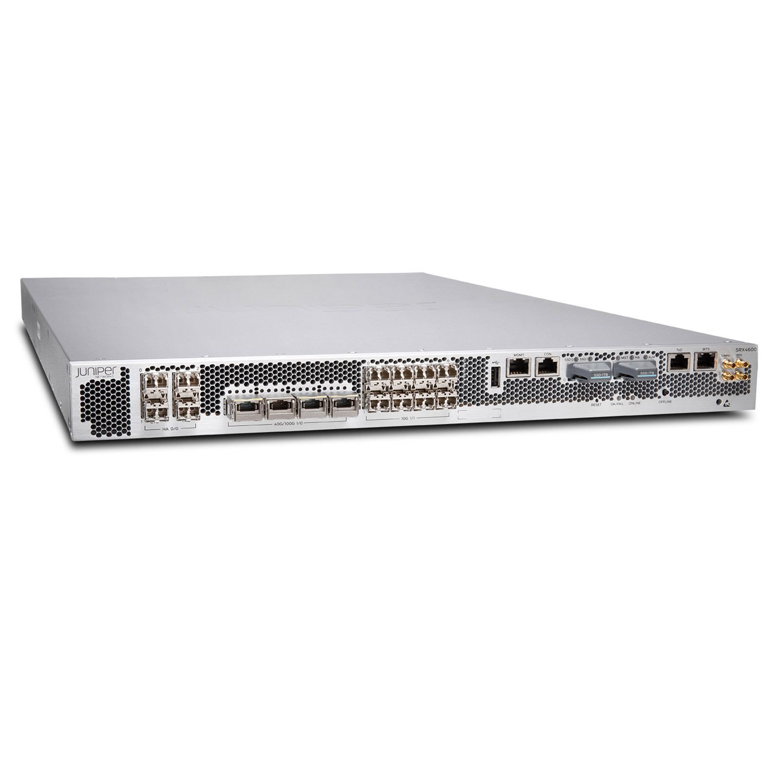 Juniper Networks QFX5120-48Y-DC-AFI 48x 25GB SFP+ 8x 100GB QSFP28 B-F Air (DC) Switch