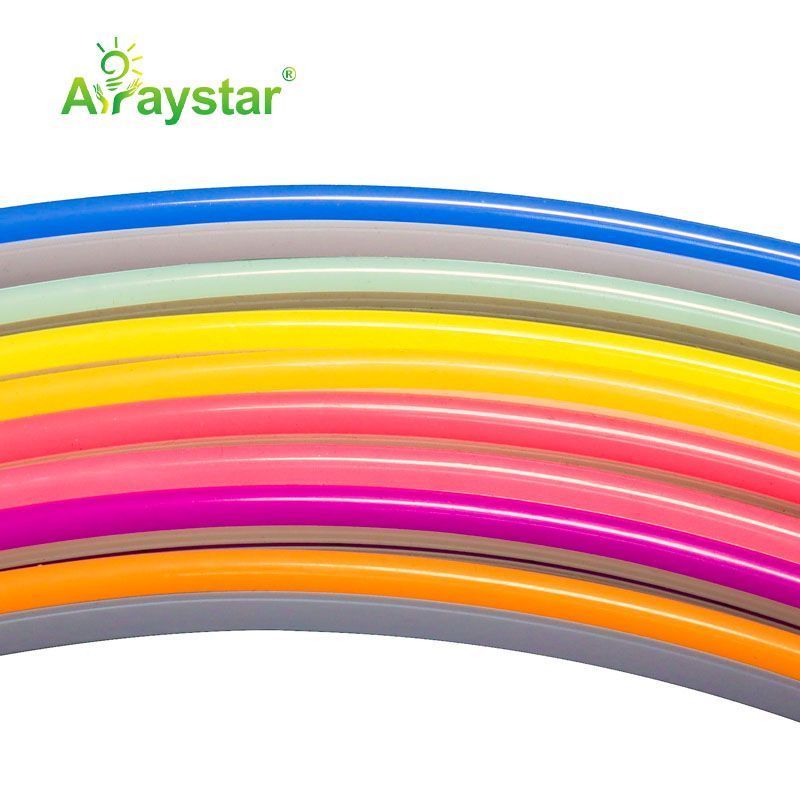 Customized LED neon strip light 5050 12V 24V flex silicone waterproof IP67 neon lights led Flexible neon rope